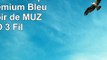 Bumper SAMSUNG I9500  GALAXY S4 Le Bumper Colors Premium Bleu nuit et noir de MUZZANO
