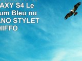 Etui à Rabat SAMSUNG I9500  GALAXY S4 Le Clap Premium Bleu nuit de MUZZANO  STYLET
