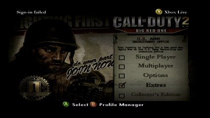 Call of Duty 2 Big Red One Gameplay (xbox)