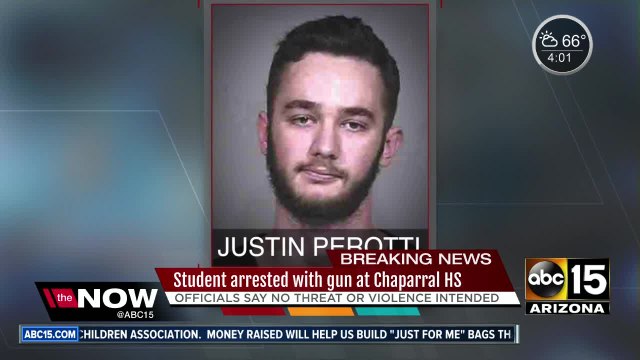Chaparral HS student arrest for bringing gun to campus
