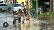 Municípios do litoral paulista estão em alerta por conta da chuva