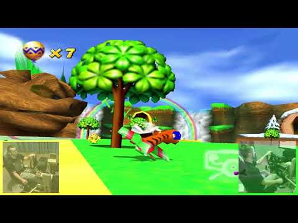 Nintendo 64 - DIDDY KONG RACING w/ My Fanatec Steering Wheel - Hot Top Volcano