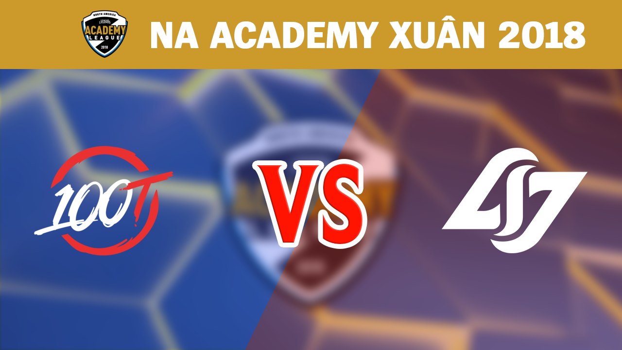 Highlights: 100 Thieves Academy vs Counter Logic Gaming Academy | NA Academy League Mùa Xuân 2018