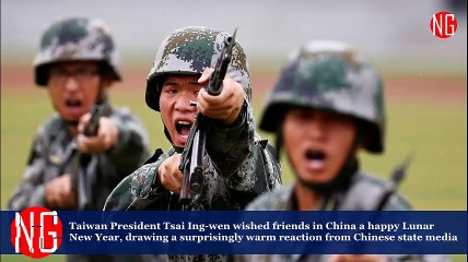 China Is Glad Taiwan Greets Them Happy New Year