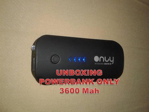 Unboxing Power Bank 5600 Mah marca ONLY
