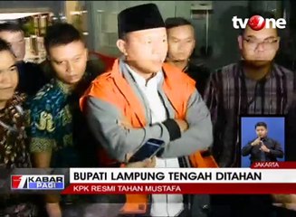 Bupati Lampung Tengah Resmi Ditahan KPK