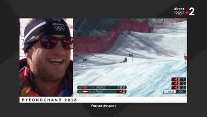 JO 2018 : Ski alpin - Super-G Hommes / Blaise Giezendanner : "Je ne me suis pas posé de questions"
