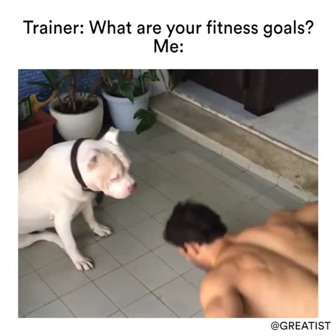⁣Workout Goals