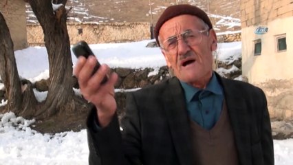 hakkari'de şebeke sıkıntısı çeken köylünün isyanı