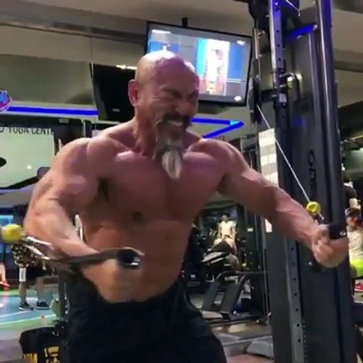 Hard Gym Bodybuilder