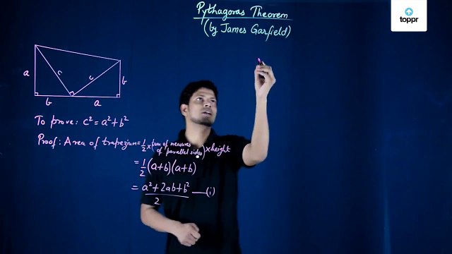 Class 10 Maths- Pythagoras theorem (James Garfield) - Triangles (CBSE-NCERT)
