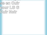 LG G5 Cover Terrapin Étui Housse en Cuir Véritable pour LG G5 Coque Cuir  Noir