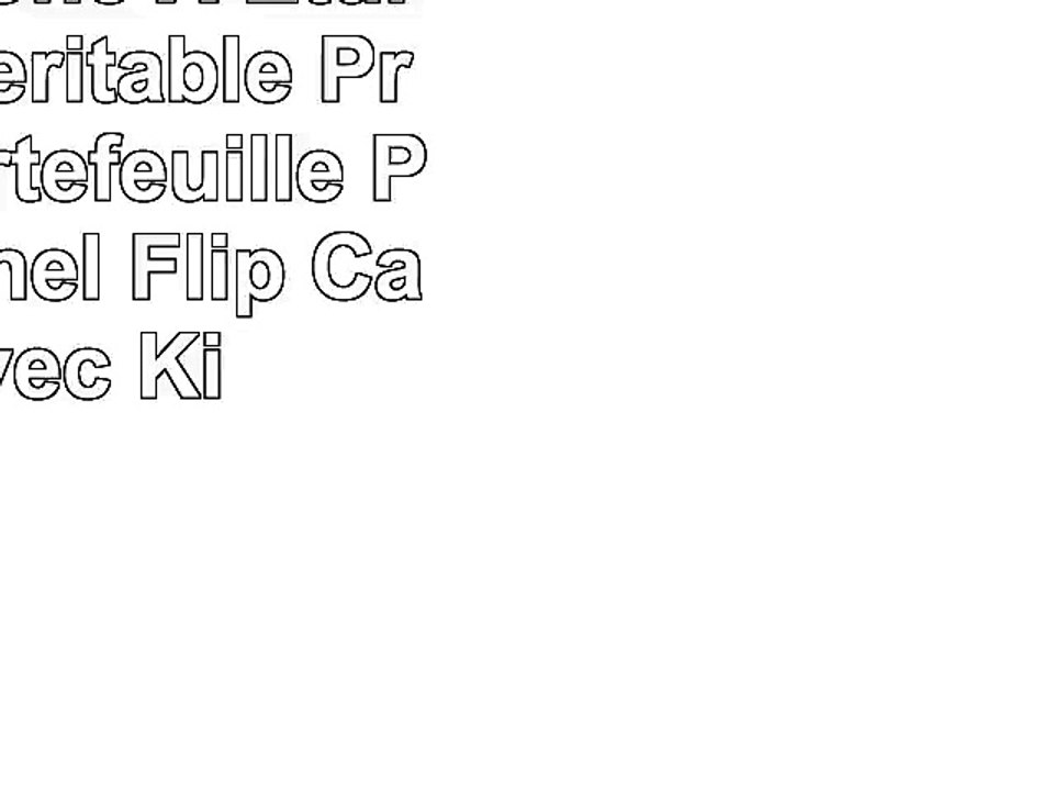 Apple iPhone X Étui en Cuir Véritable ProCase Portefeuille Professionnel Flip Case Avec