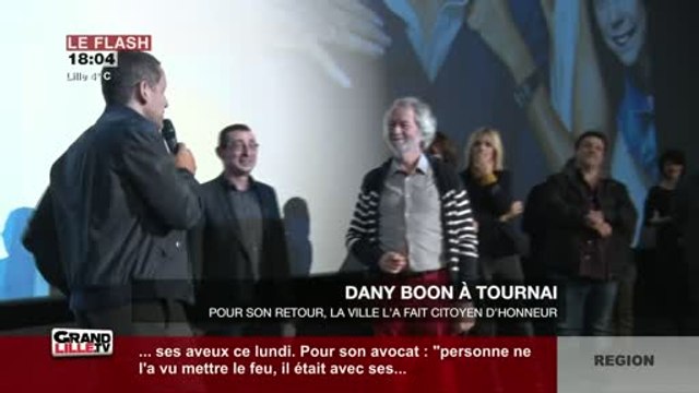 Dany Boon citoyen d'honneur de Tournai