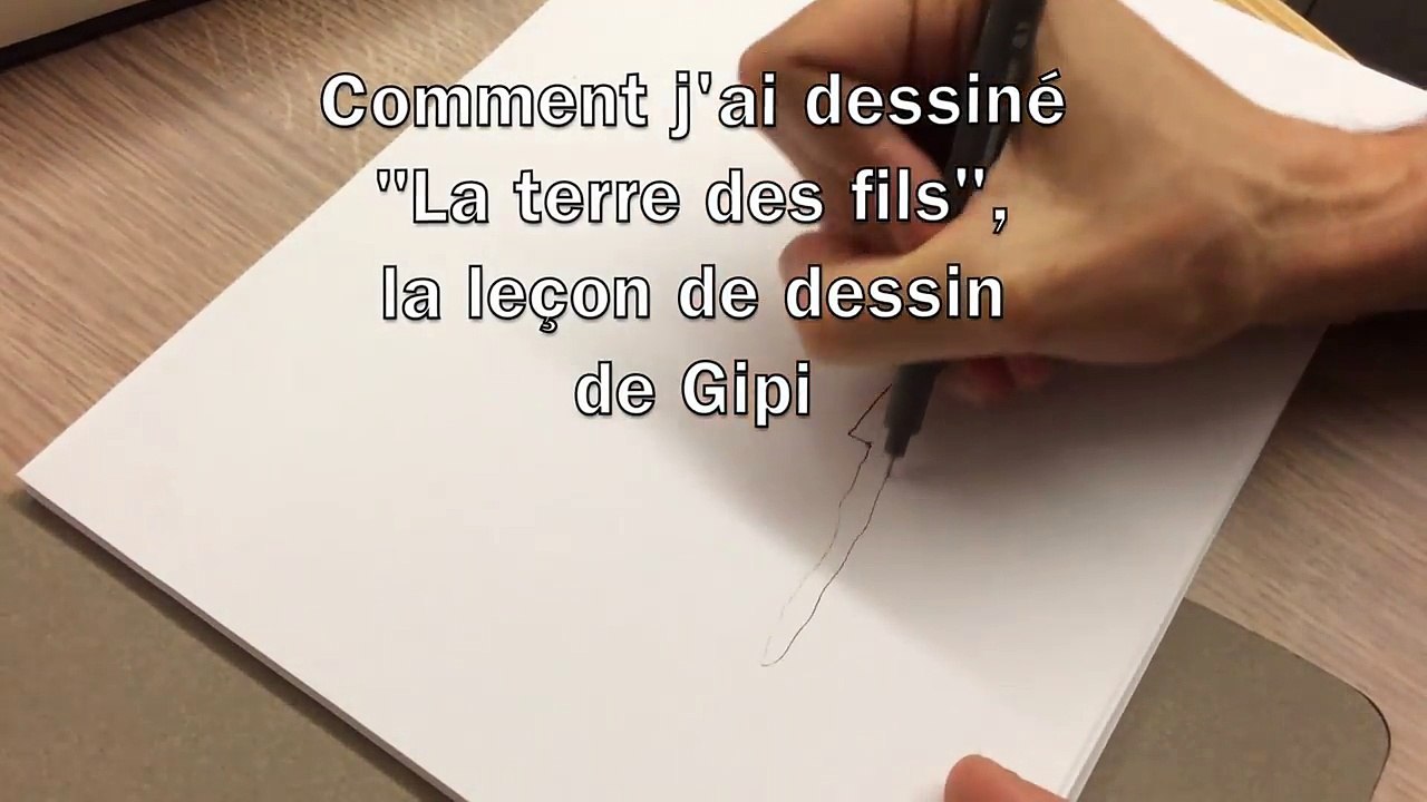 Comment j'ai dessiné "La terre des fils", la leçon de dessin de Gipi