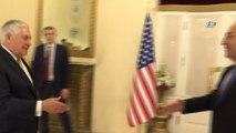 Dışişleri Bakanı Mevlüt Çavuşoğlu ve ABD’li mevkidaşı Rex Tillerson görüştü