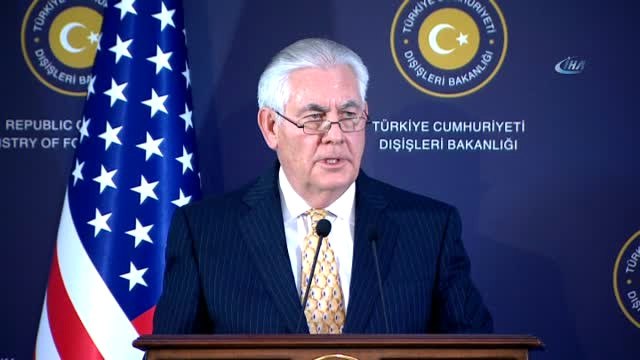 ABD Dışişleri Bakanı Rex Tillerson: Suriye Konusunda Türkiye'ye Her Zaman Açık Davrandık