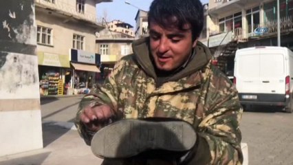 Ayakkabı boyacısından Afrin’deki Mehmetçiğe destek