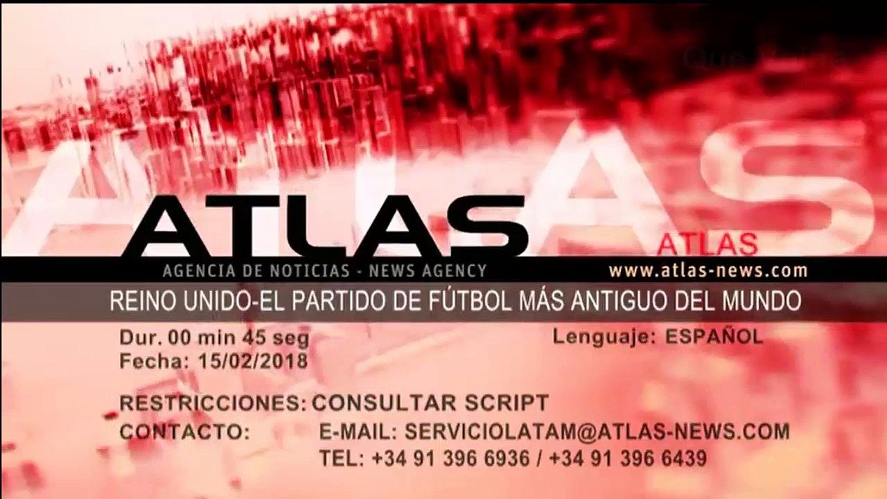 El partido de fútbol más antiguo del mundo