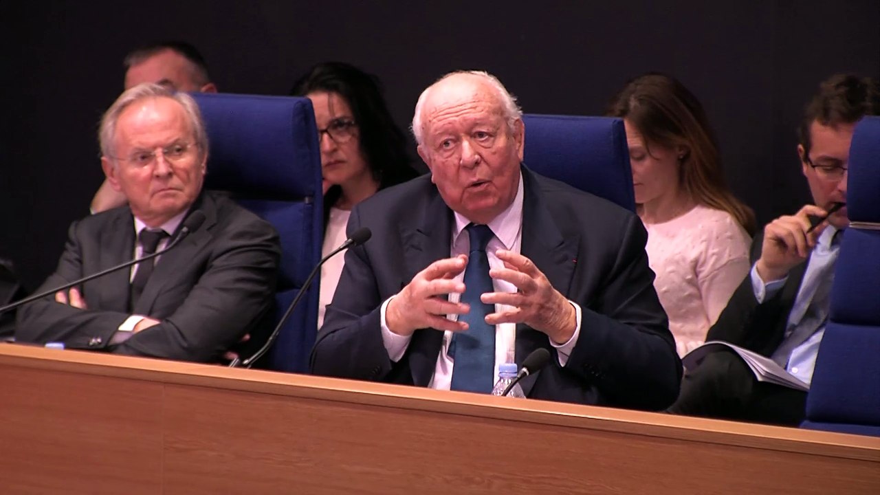 Jean-Claude Gaudin, président de la Métropole Aix Marseille Provence.