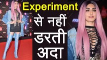 Adah Sharma NOT SCARED of EXPERIMENT, rocks in Pink Hair and long boots; Watch Video | Boldsky