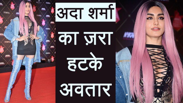 Adah Sharma appears in Pink Hair and Super Woman avtaar; Watch Video | FilmiBeat