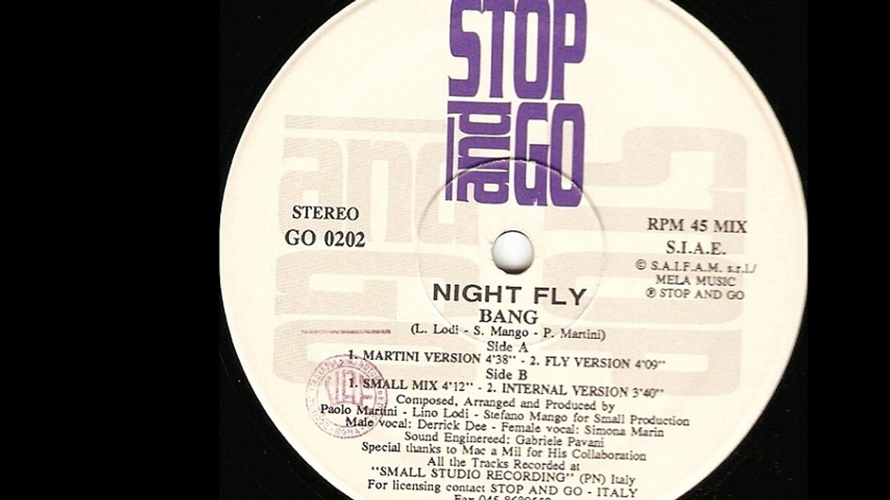 Night Fly - Bang (Martini Version) (A1)