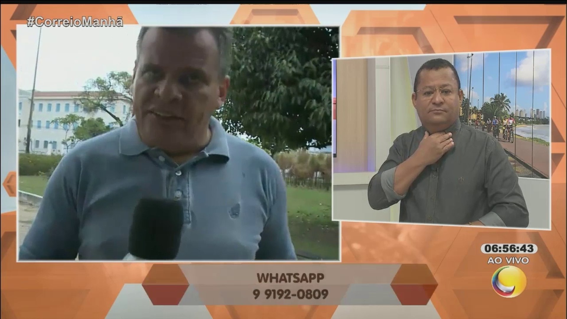 Correio Manhã - Vamos voltar a falar com o Repórter Emerson Machado que está na Praça da Independênc