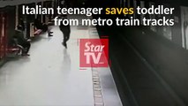 Milan : un adolescent sauve un enfant des rails du métro