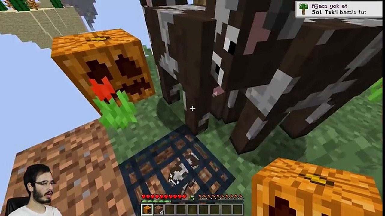 MİNECRAFT EN KÜÇÜK UÇAN ADALARDAN KAÇIŞ #1