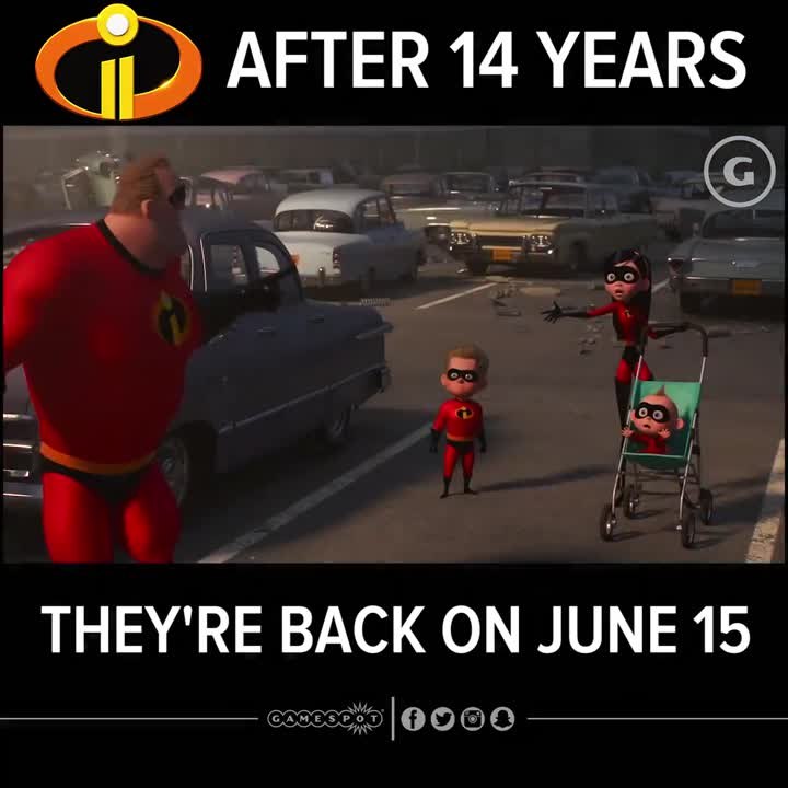 Incredibles 2 - After 14 Years They're Back on June 15