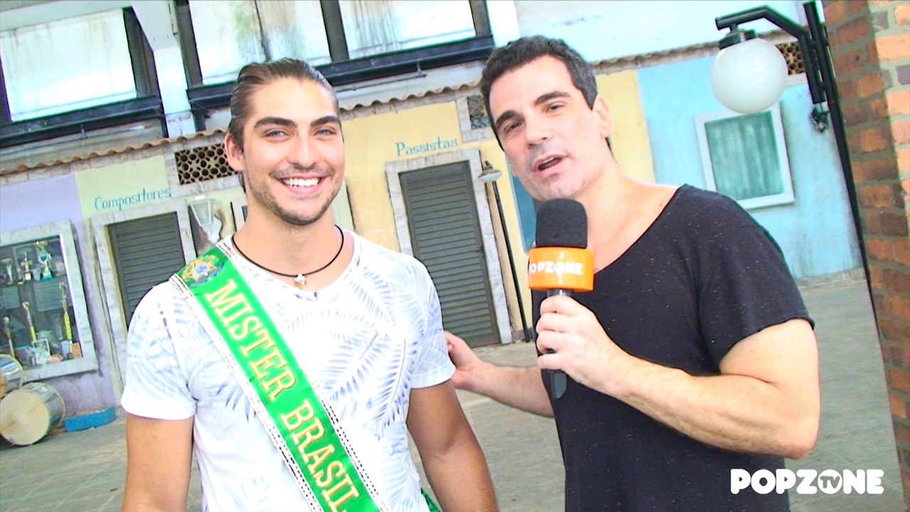 Mister Brasil: Estou no carnaval para promover o concurso @PopZoneTV