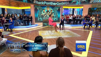 Breakout star Letitia Wright opens up about 'Black Panther'