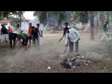 UP Police participate in swachh Bharat Abhiyan Campaign in Gonda