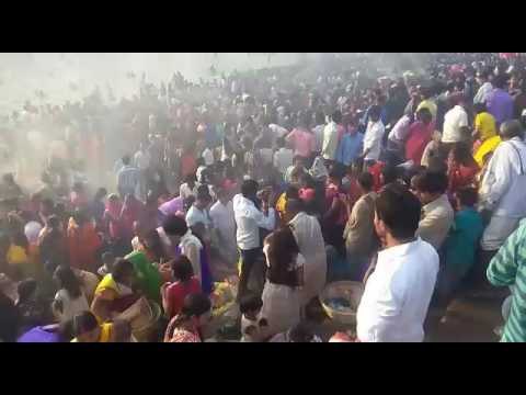 Chath puja celebration in bihar ghats