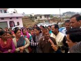 Women started protesting against opening of liquor shop in Champawat