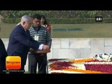 इजरायल के प्रधानमंत्री बेंजामिन नेतन्याहू राजघाट पहुंचे II Israeli PM Netanyahu pays at Rajghat