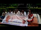 देहरादून: एमपी की घटना के विरोध में कांग्रेसियों ने धरना दिया II congress protest in dehradun