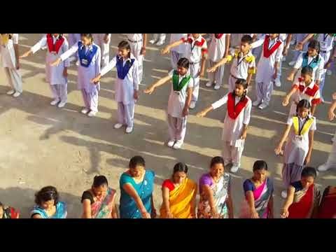 शांतिपुरी में सेंट लामार्ट व केएसएम कांवेंट के हजारों बच्चों ने ली स्वच्छता की शपथ