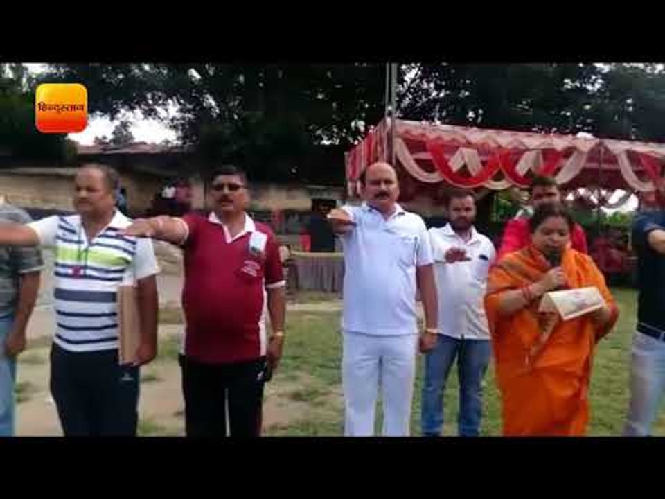 हल्द्वानी में ब्लाक स्तरीय खेल प्रतियोगिता से पहले विद्यार्थियों ने ली स्वच्छता की शपथ