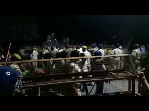 Police lathi-charge students protesting against molestation in BHU campus