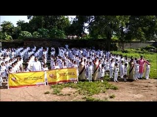 कड़ी धूप में भी जमशेदपुर में देश के खातिर डटे रहे भावी कर्णधा