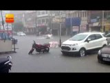 गाजियाबाद में भारी बारिश का नजारा II Heavy rains in Delhi, NCR