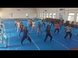 Martial arts training session at Ranchi Women College
