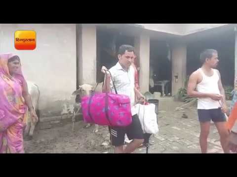 गोरखपुर:कहीं खाना तो कहीं पानी के लिए तरस रहे बाढ़ पीड़ित II Flood In UP