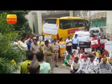 प्रेसीडियम स्कूल : अभिभावकों का धरना जारी II protest outside the presidium school, New Delhi