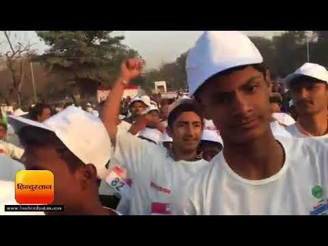 हिन्दुस्तान डबलोथॉन में दौड़ा जमशेदपुर II jamshedpur in hindustan dablothon