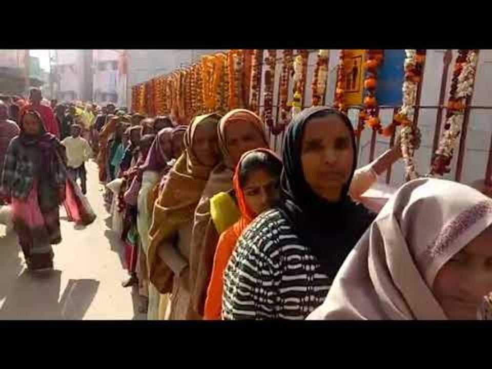 यूपी समाचार II संत रविदास मंदिर में उमड़े भक्त...