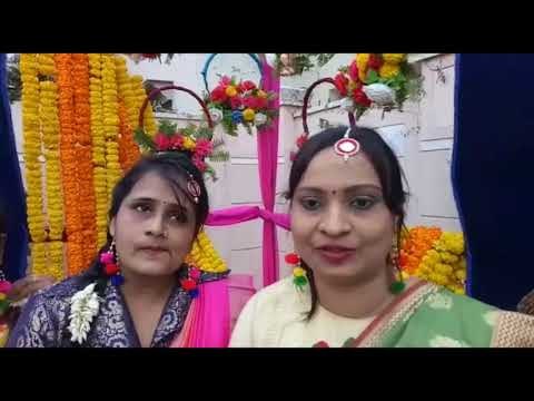 यूपी समाचार II काशी में महिलाओं ने खेली फूलों की होली