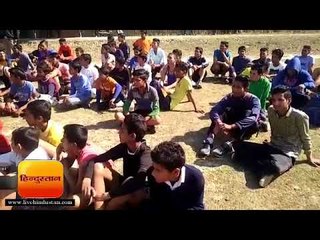 हल्द्वानी में स्कूटर जीतने के लिए खेल महाकुंभ में दौड़े बच्चे